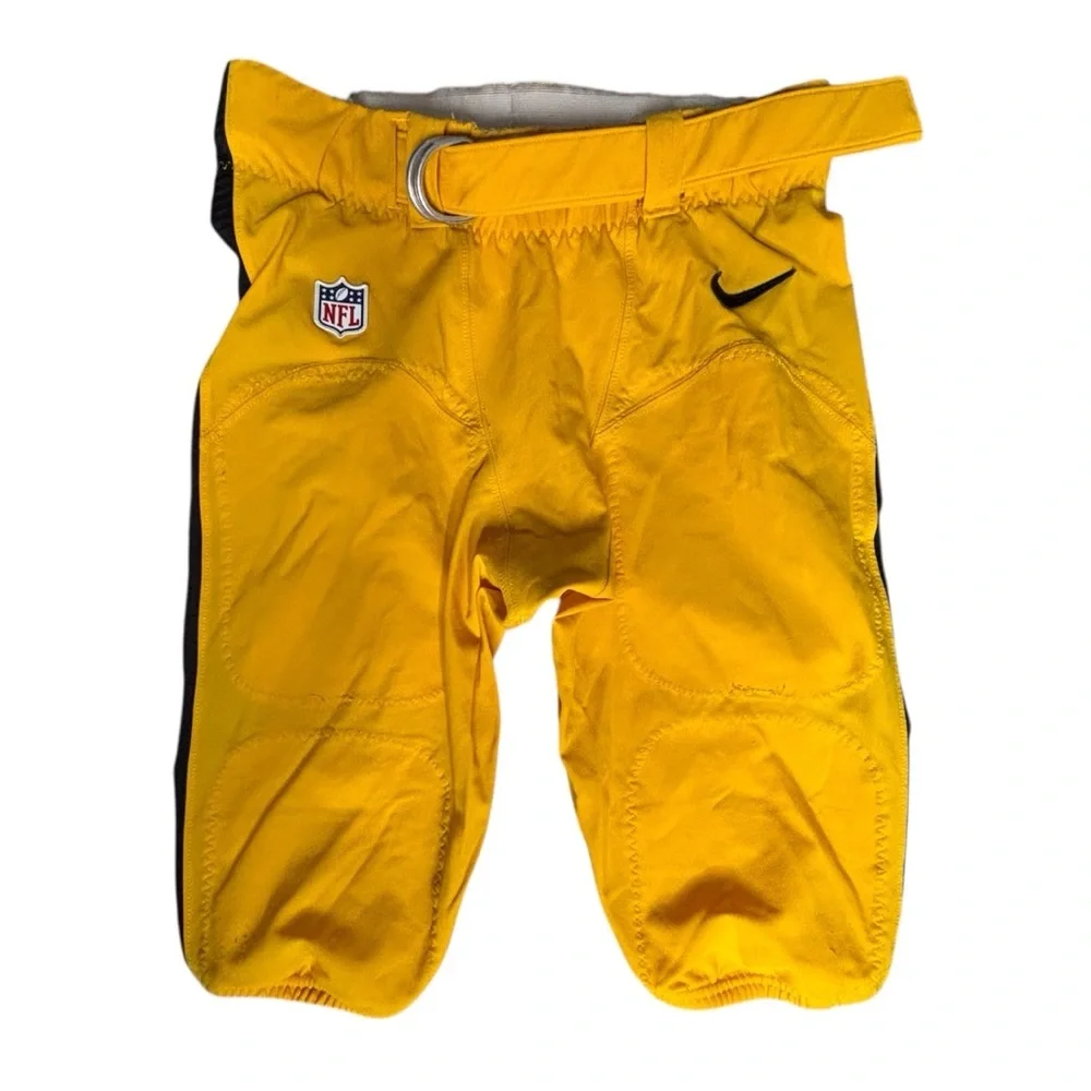 Nike NFL On Field Football Game Pants Yellow Gold Black Men’s 34 Short